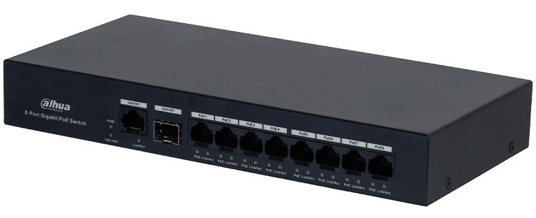 سوئیچ شبکه داهوا مدل DH-PFS3110-8GT-65